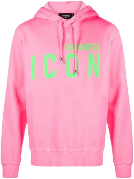 Dsquared2 худи Be Icon Cool, розовый
