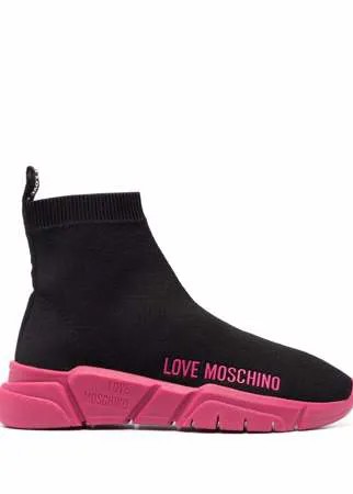 Love Moschino кроссовки-носки