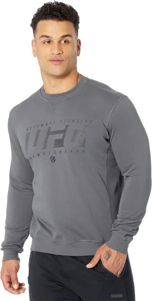Толстовка с длинными рукавами и круглым вырезом Ultimate Fighting UFC, темно-серый
