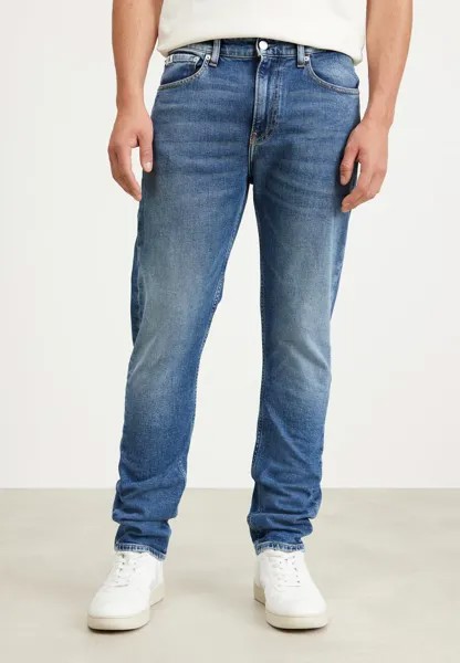 Джинсы Tapered Fit Slim Calvin Klein Jeans, цвет denim medium