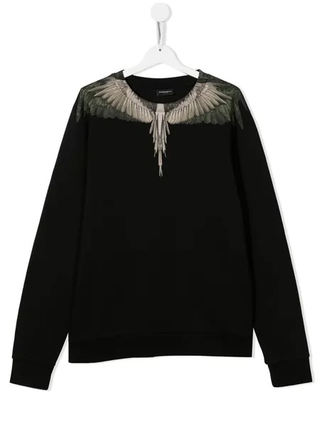 Marcelo Burlon County Of Milan Kids толстовка с принтом Wings