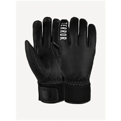 Перчатки TERROR LEATHER Gloves White, Размер M, Цвет Белый