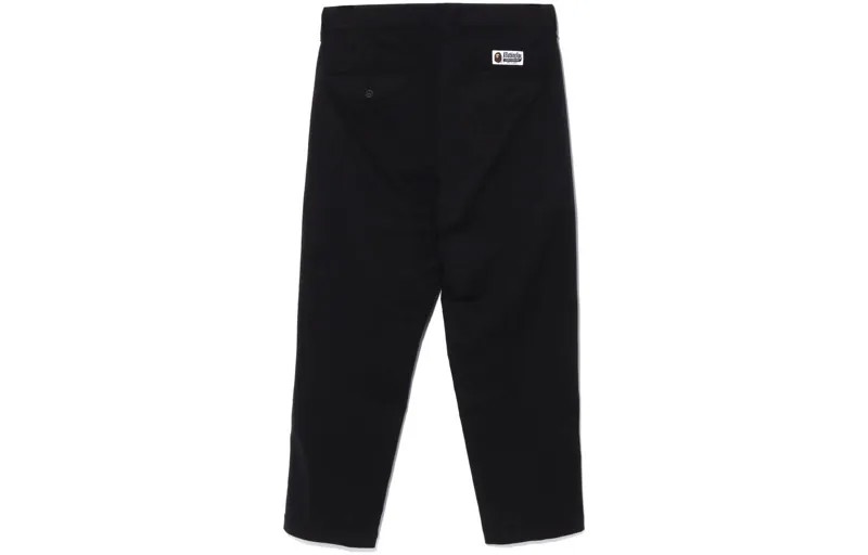 Свободные брюки-чинос BAPE One Point A Bathing Ape, черный