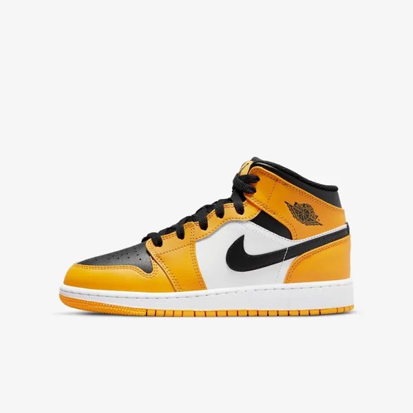 Кроссовки Nike Air Jordan 1 Mid Taxi GS 554725-701