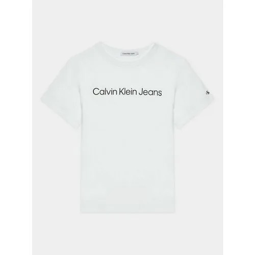 Футболка Calvin Klein Jeans, размер 10Y [METY], белый