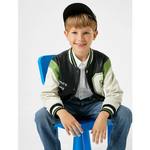 Бомбер KOTON, размер 4-5 лет, черный