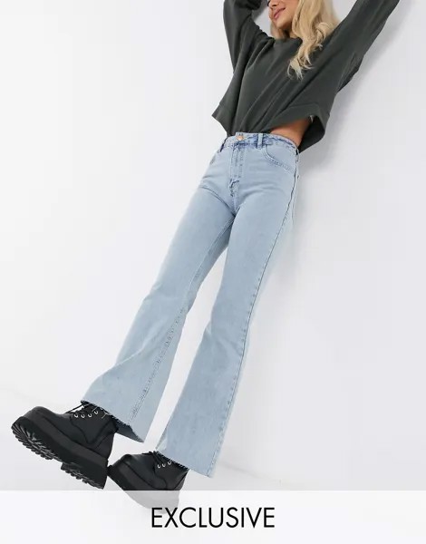 Светло-коричневые расклешенные джинсы Reclaimed Vintage '86