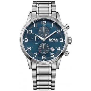Наручные часы мужские HUGO BOSS HB1513183 серебристые