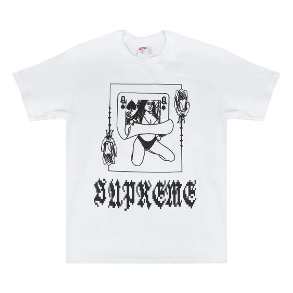 Футболка Supreme Queen T-Shirt 'White', белый