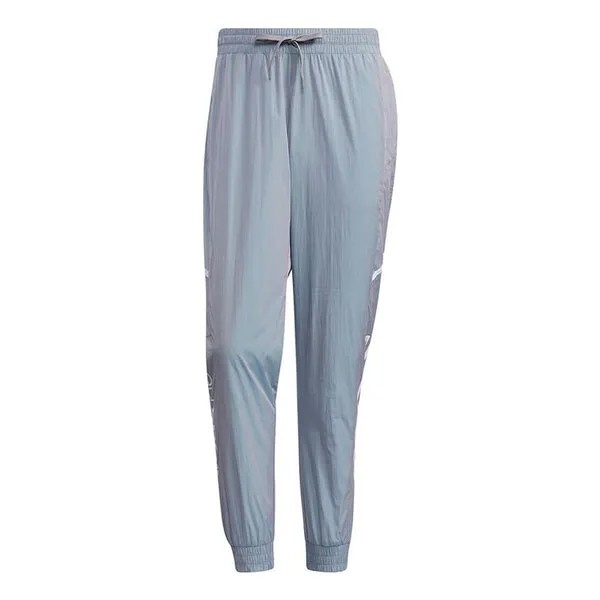 Спортивные штаны adidas neo M Hype Tp Q2 Casual Sports Side Stripe Running Long Pants light grey, серый