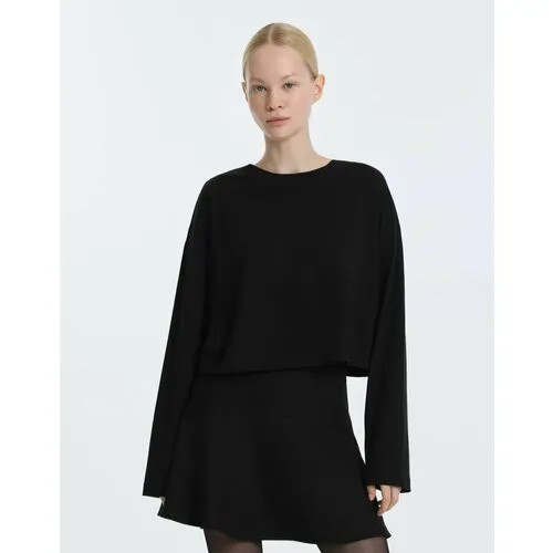 Лонгслив Gloria Jeans GJ BLACK, размер S-M (42-46), , чёрный