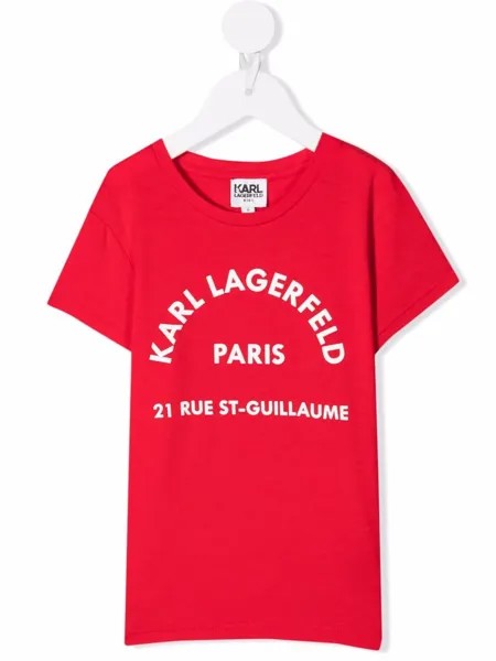 Karl Lagerfeld Kids футболка с логотипом
