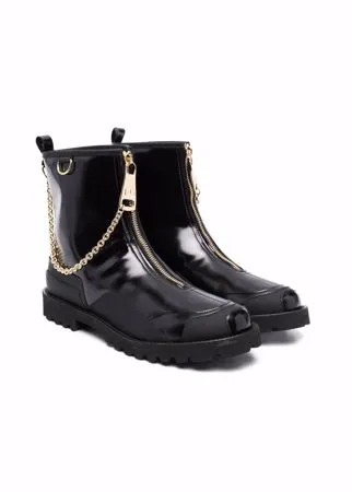 Dolce & Gabbana Kids ботинки с цепочками