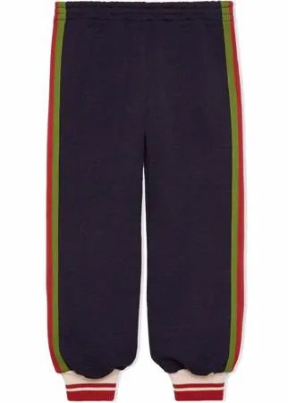 Gucci Kids спортивные брюки с жаккардовым узором GG