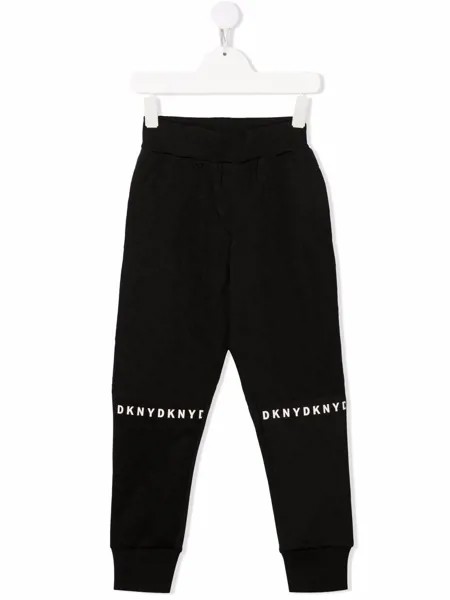 Dkny Kids спортивные брюки с логотипом