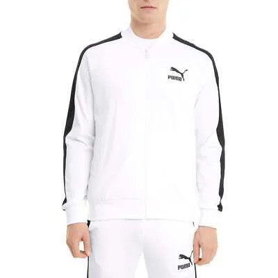 Puma Iconic T7 Спортивная куртка Джерси Мужские белые пальто Куртки Верхняя одежда 599898-02