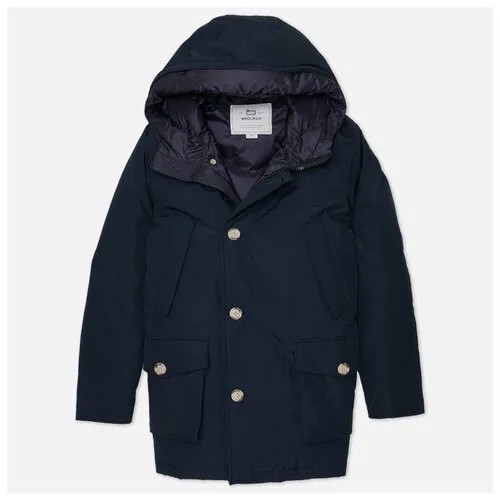 Пуховик Woolrich, укороченный, подкладка, размер S, синий