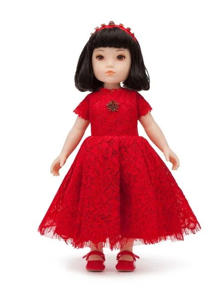 Dolce & Gabbana Kids кукла в кружевном платье
