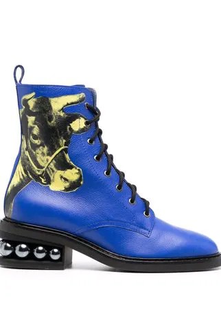 Nicholas Kirkwood ботинки Casati Pop Art из коллаборации с Andy Warhol