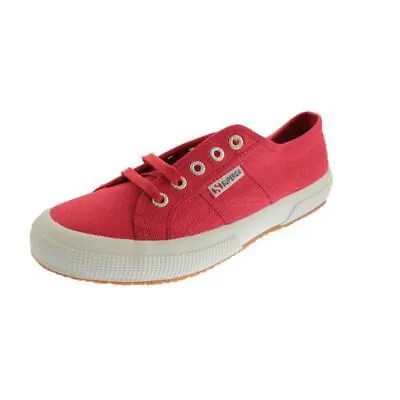 Superga Womens 2750 Classic Red Canvas Sneakers Shoes 4.5 Medium (B, M) BHFO 9464