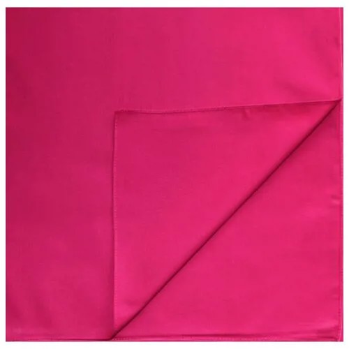 Бандана однотонная, цвет розовый 60 х 60 см