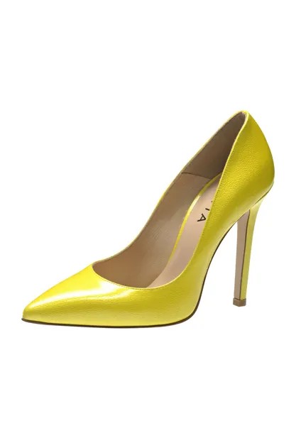 Высокие туфли Evita, лимон