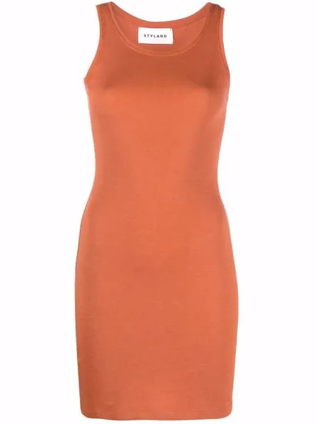 Styland ribbed organic cotton tank dress