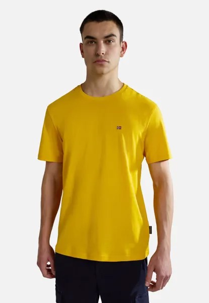 Базовая футболка САЛИС Napapijri, лилейник желтый