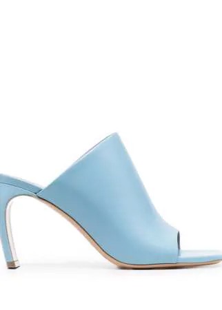 LANVIN мюли на скульптурном каблуке