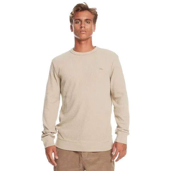 Свитер Quiksilver Flanders Waffle Crew Crew Neck, бежевый