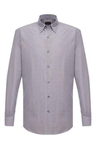 Хлопковая рубашка Ermenegildo Zegna