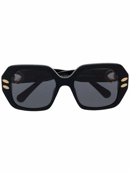 Stella McCartney Eyewear солнцезащитные очки в массивной оправе