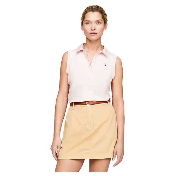 Поло с коротким рукавом Tommy Hilfiger 1985 Slim Fit, бежевый