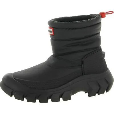 Женские зимние и зимние ботинки Hunter Intrepid черного цвета, размер 7, средний (B,M) BHFO 8073
