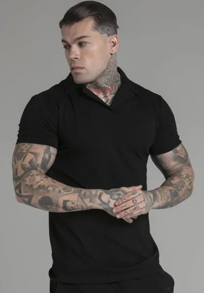 Поло Smart Revere SIKSILK, черный