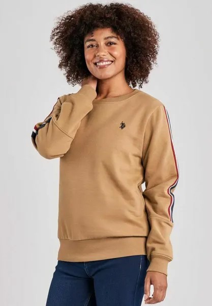 Толстовка DUA U.S. Polo Assn., цвет tobacco brown