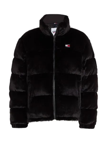 Стеганая куртка tjw с пухом из искусственного меха Tommy Jeans, черный