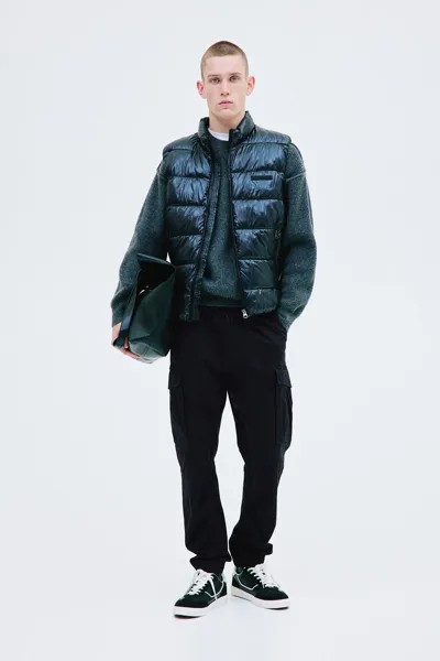 Джоггеры-карго H&M, черный
