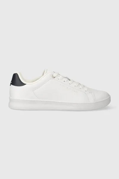 Кроссовки COURT CUPSOLE LEATHER GOLD Tommy Hilfiger, белый