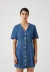 Джинсовое платье ONLKARLA V NECK DRESS Only Petite, синий