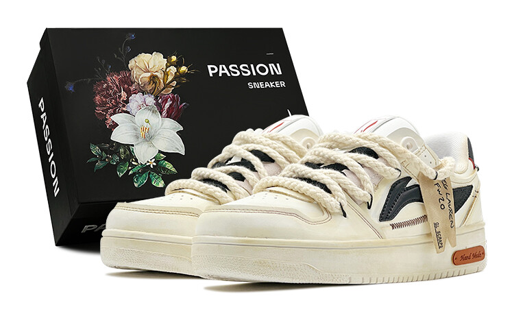 Кроссовки LINING Skateboarding Shoes Women's Low-top Beige, цвет Apricot