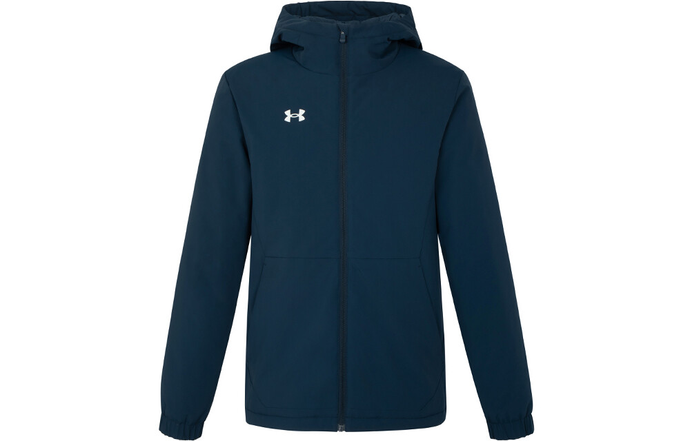 Стеганая куртка мужская студенческая синяя Under Armour, синий
