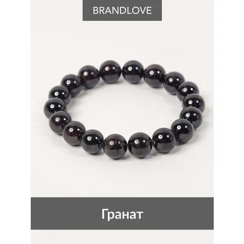 Браслет BL Jewelry Zen, малахит, ангелит, лабрадор, агат, амазонит, коралл, гранат, турмалин, перламутр, 1 шт., размер 17 см, бордовый