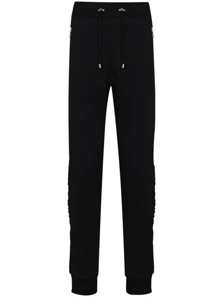 Balmain спортивные брюки с тисненым логотипом
