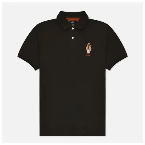 Мужское поло Hackett Embroidery Harry оливковый , Размер S
