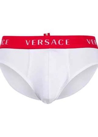 Versace трусы-брифы с логотипом