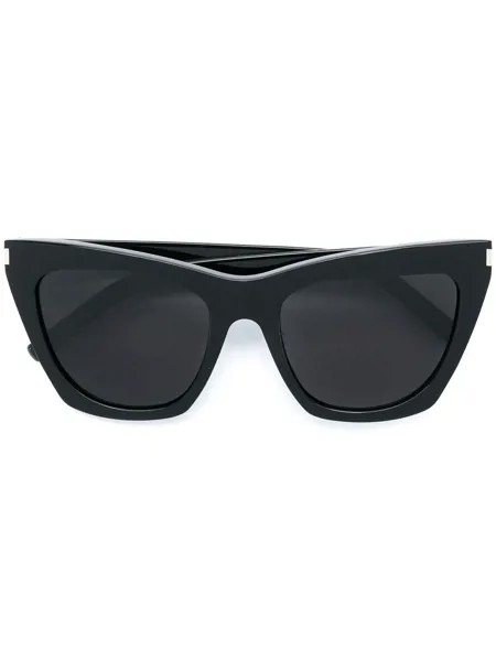 Saint Laurent Eyewear солнцезащитные очки в оправе 'кошачий глаз'