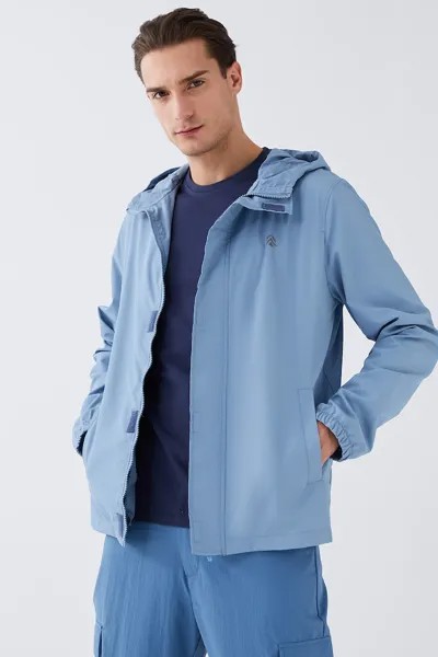 Куртка с капюшоном и боковыми карманами Lc Waikiki, синий