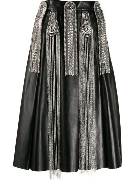 Christopher Kane юбка с цепочками