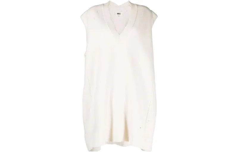 Свитер женский белый Mm6 Maison Margiela